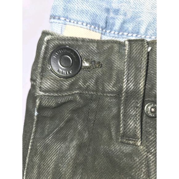 Burberry Brit Denim Jeans Mens Size 30 X 32 Straight Leg Olive Green Pockets EUC - Picture 5 of 16